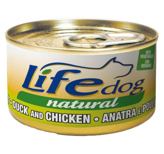 Life dog anatra e pollo gr 90