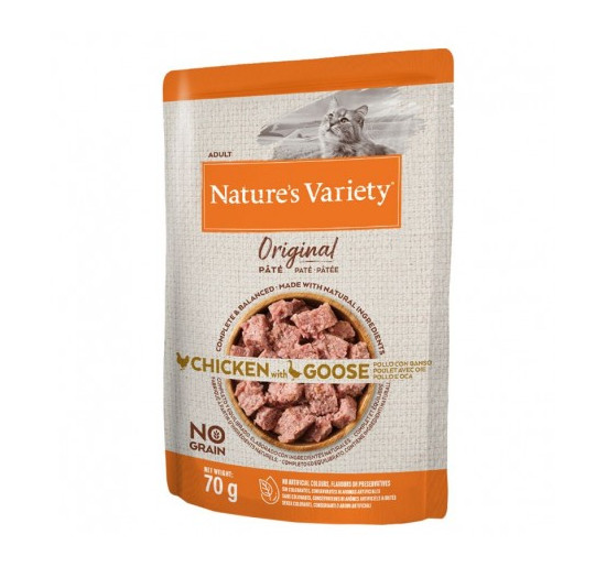 Nature' s variety adult original pollo e oca gr 70