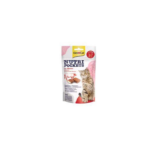 Gimcat nutri pockets con manzo gr 60