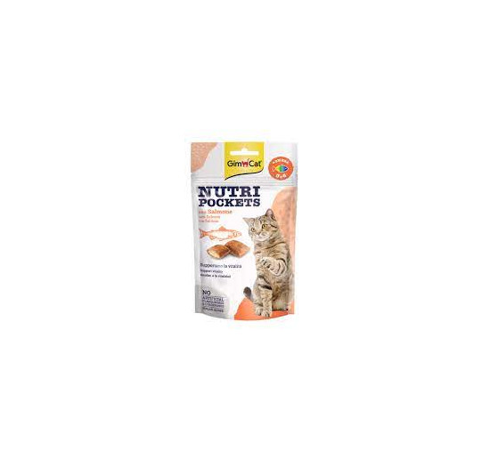 Gimcat nutri pockets con salmone gr 60