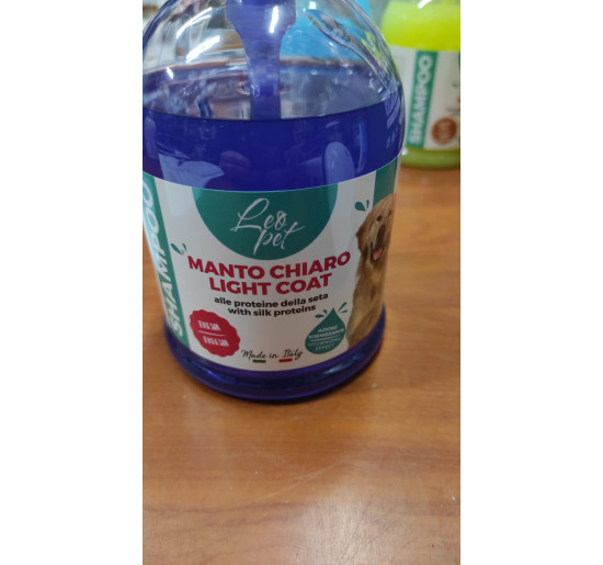 Leopet shampoo manto chiaro alle proteine della seta 500ml