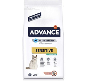 Advance sensitive sterilized con salmone kg 1,5