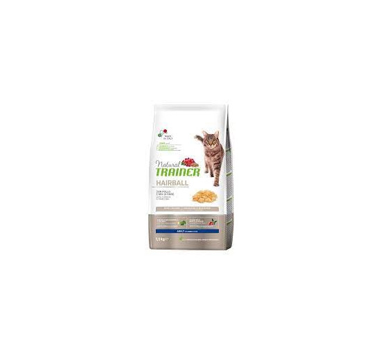 Natural trainer hairball con pollo frescio kg 1,5