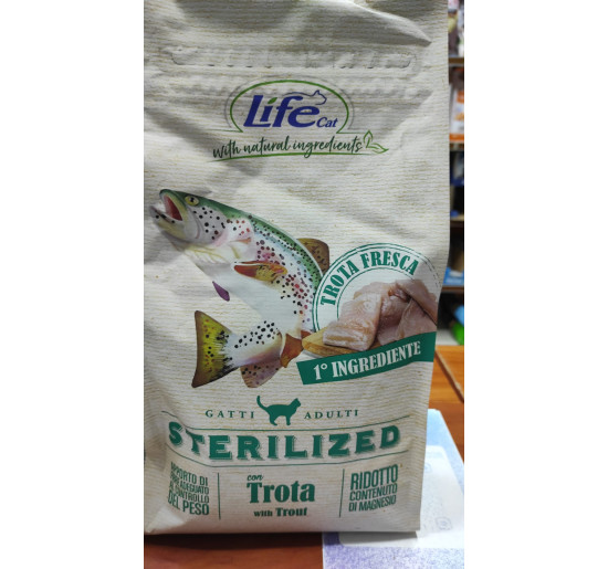 Life cat sterilizzato trota kg 1,5