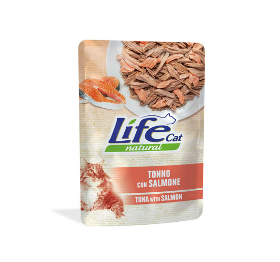 Life cat bustina tonno con salmone gr 70