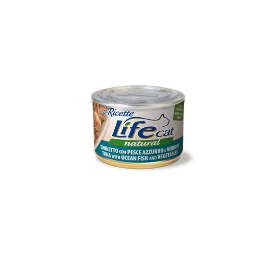 Life cat tonno con pesce azzurro e verdure gr 150