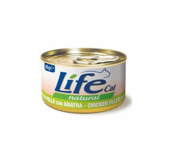 Life cat filetti di pollo con anatra gr 85