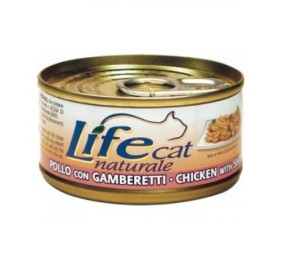 Life cat filetto di pollo con gamberetti gr 85