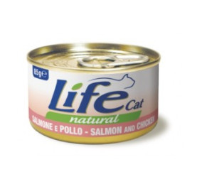 Life cat salmone e pollo gr 85
