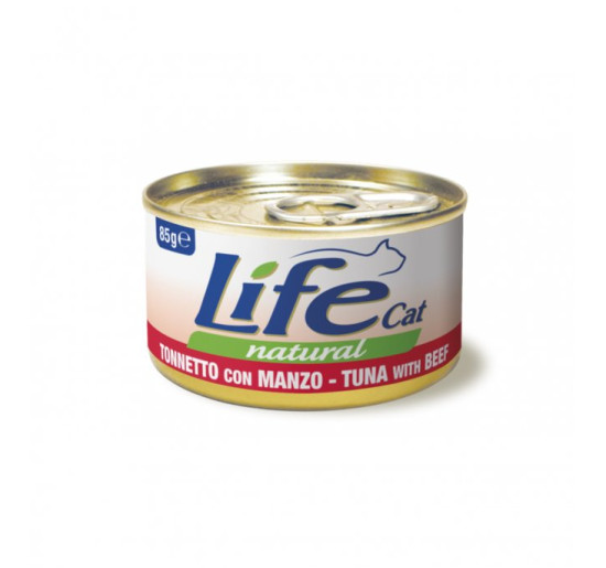 Life cat tonnetto con manzo gr 85