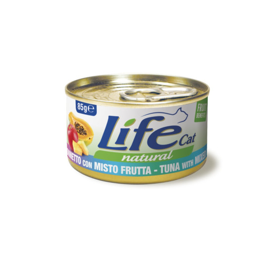 Life cat tonnetto con misto frutta gr 85