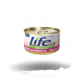 Life cat tonnetto con prosciutto gr 85