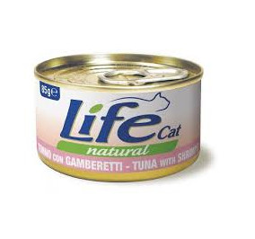 Life cat tonno e gamberetti gr 85