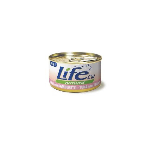 Life cat tonno e gamberetti gr 85