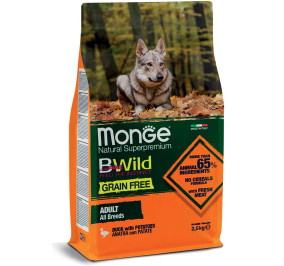 Monge BWild adult all breed anatra con patate kg 2,5