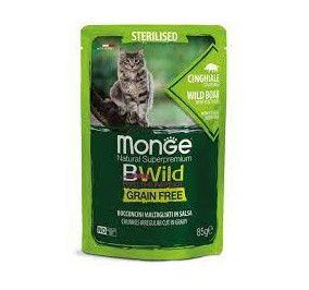 Monge BWild sterilizzato con cinghiale gr 85