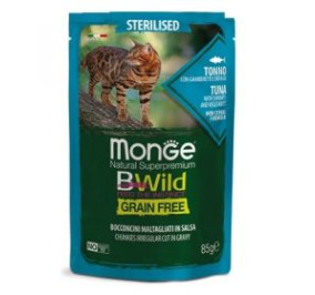 Monge BWild sterilizzato con tonno gr 85