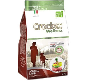 Crockex wellness adult medio maxi agnello kg 3