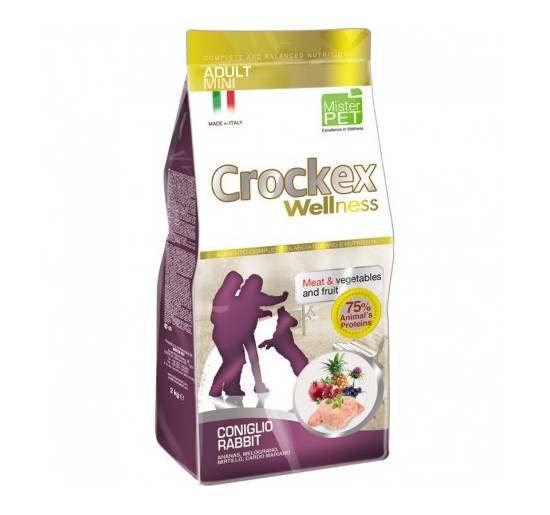Crockex wellness mini adult coniglio kg 2