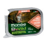 Monge BWild grain free adult patè con salmone gr 100