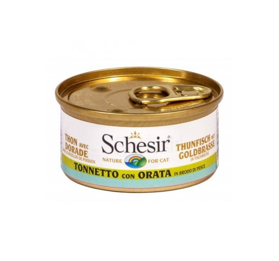 Schesir tonnetto con orata in brodo di pesce gr 70