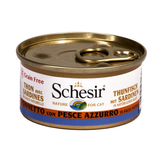 Schesir tonnetto con pesce azzurro in salsa gr 70