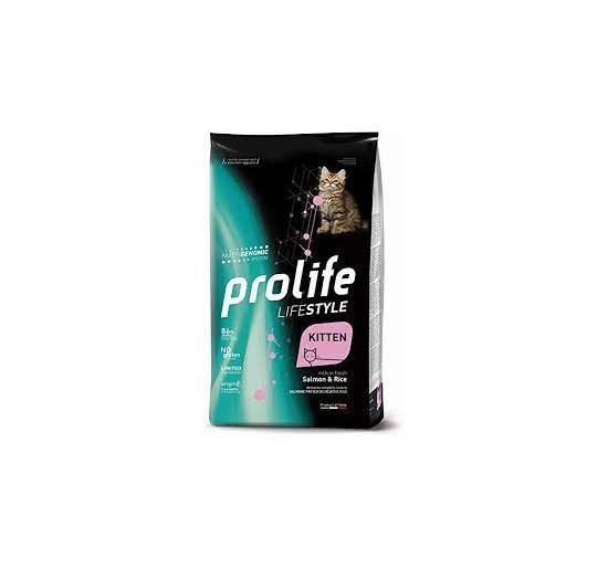 Prolife lifestyle kitten con salmone e riso gr 400