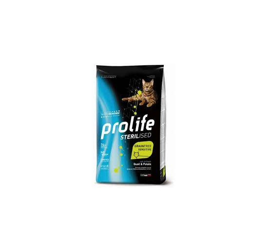 Prolife sterilised grainfree sensitive con quaglia e patate gr 400