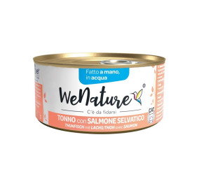 WeNature in acqua tonno con salmone selvatico gr 85