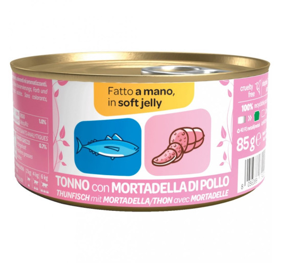 WeNature jelly tonno con mortadella di pollo gr 85