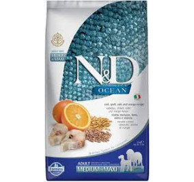 N/D ocean medium e maxi salmone, merluzzo e melone cantalupo kg 2,5