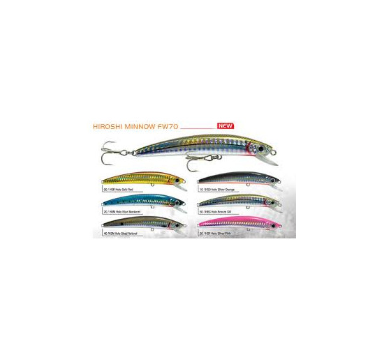 Trabucco rapture hiroshi minnow floating misura 110 mm gr 12 riferimento col.50