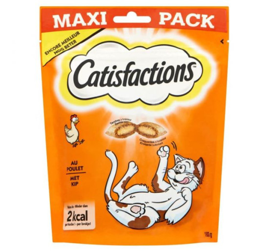 Catisfactions maxi pack con gustoso pollo gr 180