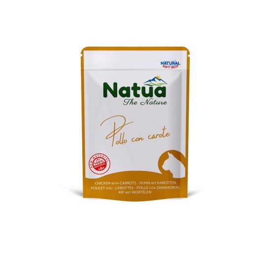 Natua bustina in jelly pollo con carote gr 70