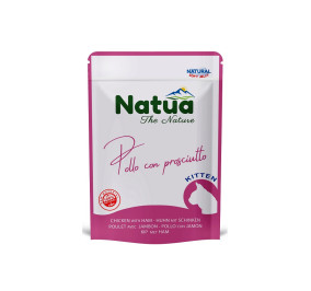 Natua bustina kitten in jelly pollo con porosciutto gr 70