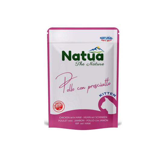 Natua bustina kitten in jelly pollo con porosciutto gr 70