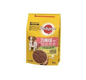 Pedigree junior mini con pollo e riso kg 1,4