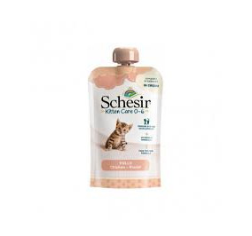 Schesir in cream kitten care 0-6 pollo gr 150