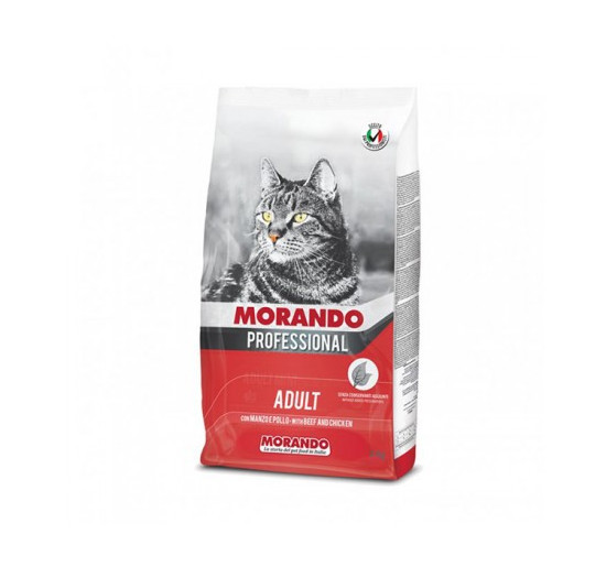 Morando gatto adult con manzo e pollo kg 7