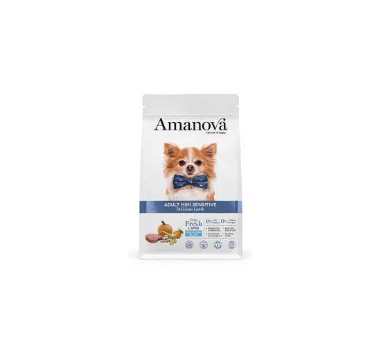 Amanova adult mini sensitive agnello gr 800