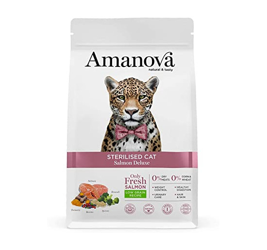 Amanova sterilizzato salmone deluxe gr 300