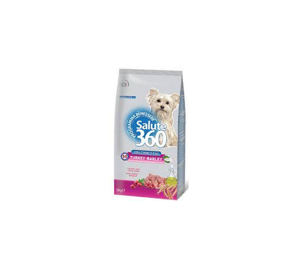 Salute 360 adult mini tacchino, orzo e rosa canina gr 800