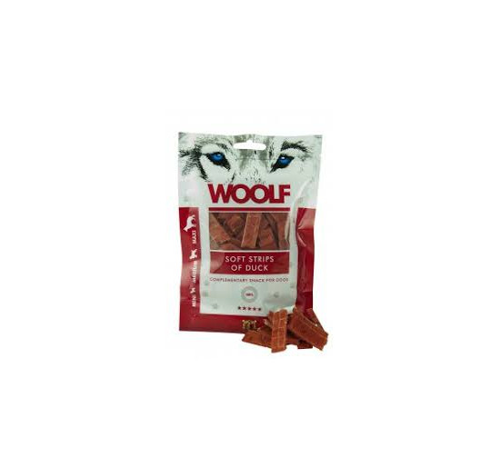 Woolf snack cane striscia morbida di anatra gr 100
