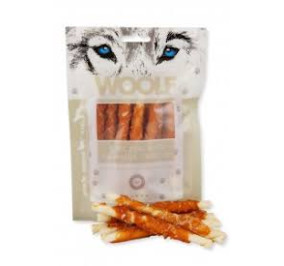 Woolf snack per cane rotolo da masticare di pollo gr 100