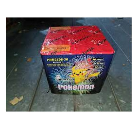 Piromagia pokemon 36 lanci tubetto 25