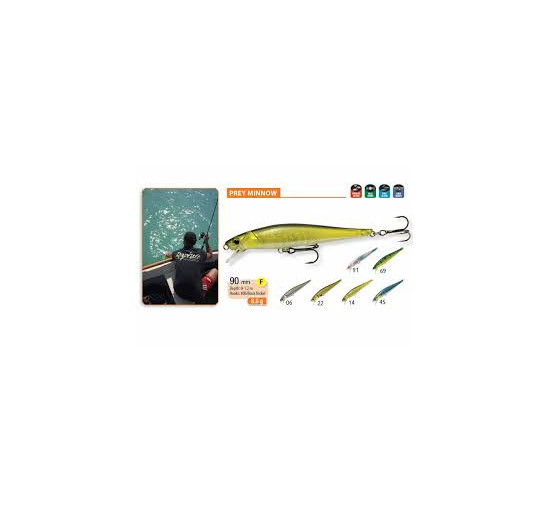 Trabucco rapture prey minnow misura 90 mm gr 8 riferimento col. 14