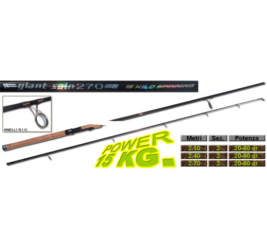 Globe fishing giant spin mt 3 gr 20-60