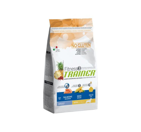 Fitness 3 trainer mini salmone, mais e olio kg 2